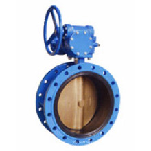 Double Flanged Type Concentric Butterfly Valve (gear operator)